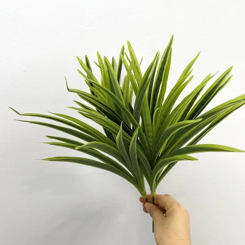 Artificial spider grass plant floral decoration wedding - vue 5 sur 7