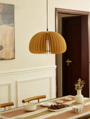 Retro Japanese style wooden chandelier for creative decor