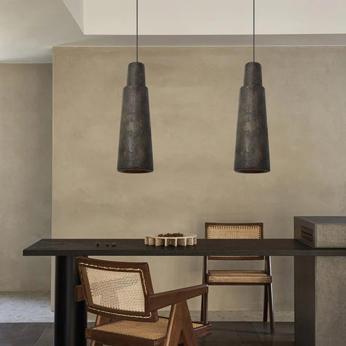 Nordic wabi sabi LED chandelier for restaurant and bar - vue 2 sur 9