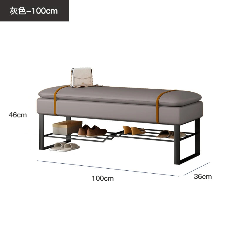 luxury shoe bench for a stylish interior - vue 15 sur 31
