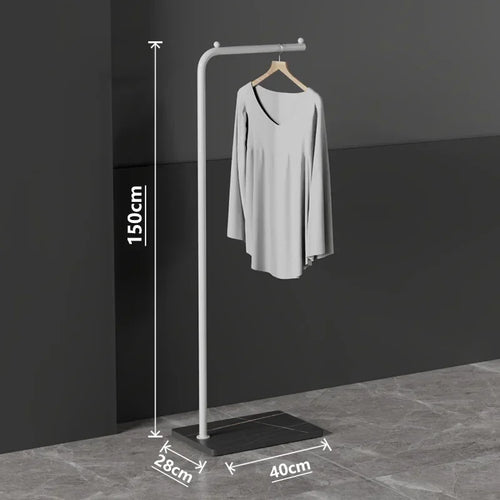 lightweight and modern Nordic clothes rack for stylish storage - vue 29 sur 41