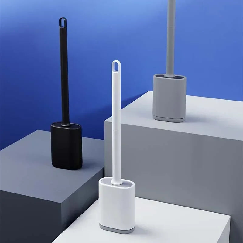 wall-mounted cleaning brush with holder for home - vue 4 sur 10