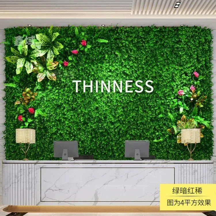 Artificial plant wall for outdoor decoration and landscaping - vue 19 sur 30