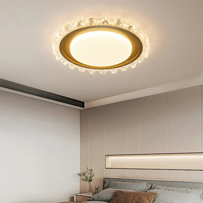 Modern crystal ceiling light for elegant decorative lighting