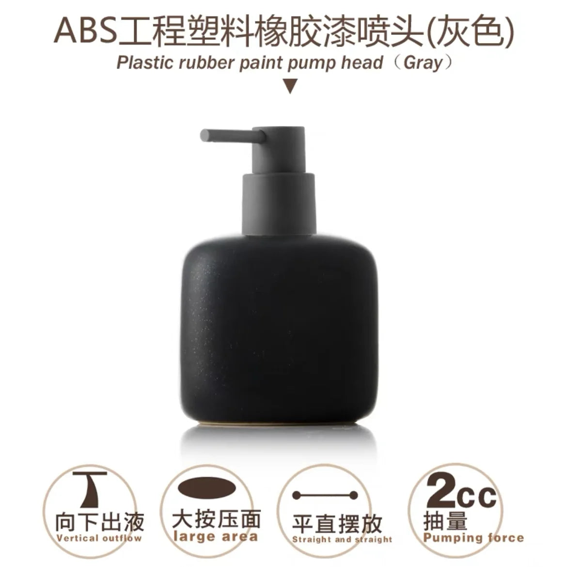 ceramic bottle for portable soap and shower gel - vue 19 sur 21