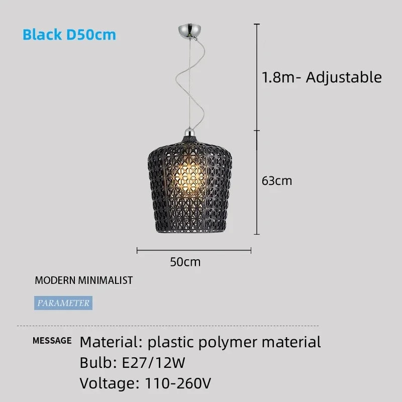 Modern acrylic chandelier for elegant interior decoration