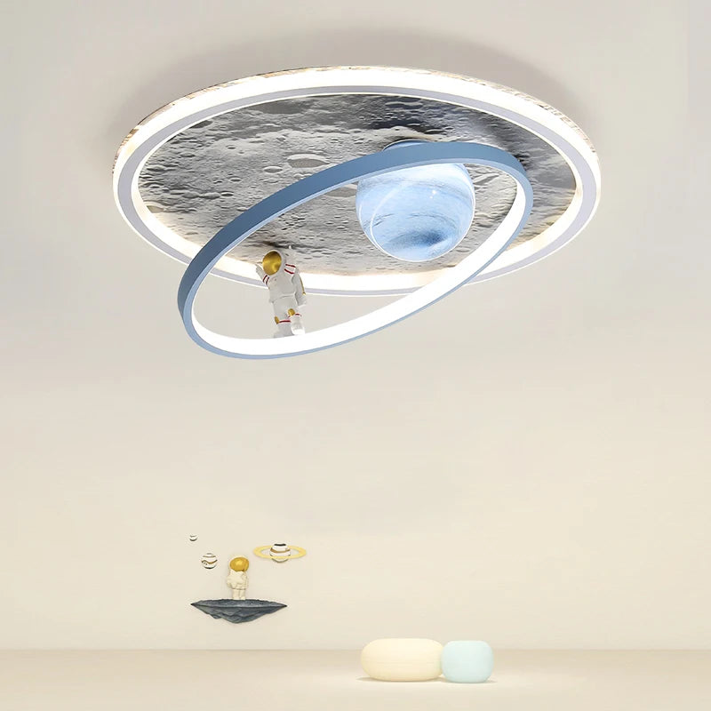 Round LED ceiling light for modern indoor lighting