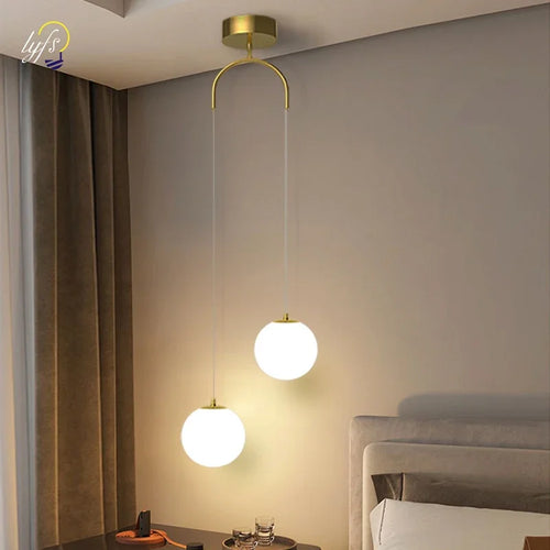 Nordic pendant lamp for interior decoration - vue 3 sur 10