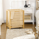 natural bamboo laundry basket capacity 55 liters