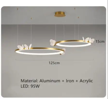 Acrylic designer pendant light for modern luxury decor - vue 8 sur 21