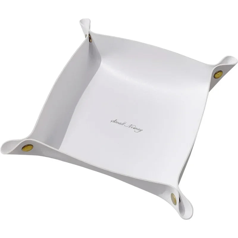 Nordic leather storage box for desk and jewelry - vue 14 sur 19
