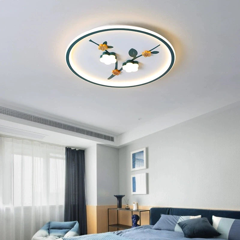 Floral design LED ceiling light for modern ceiling décor