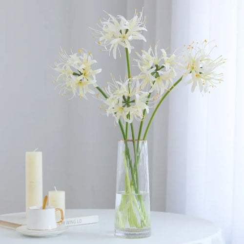 Silk spider lily artificial flower decoration - vue 2 sur 13
