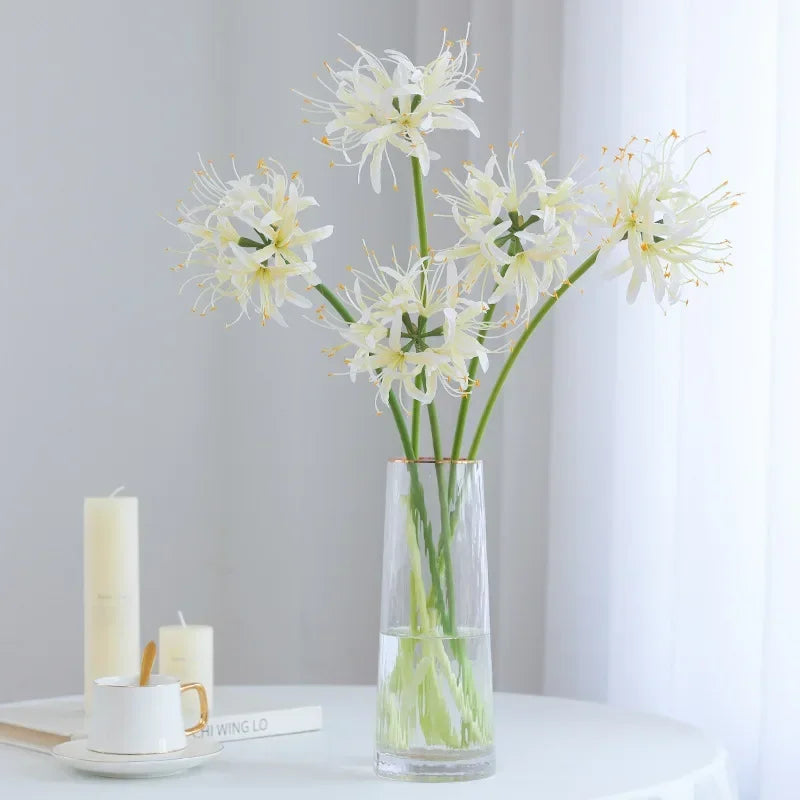 Silk spider lily artificial flower decoration