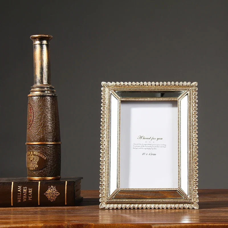 Classic decorative photo frame for weddings and family - vue 3 sur 6