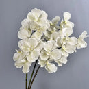 Set of 2 artificial vanda orchids for indoor decoration