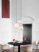 Minimalist Japanese artistic creative glass LED chandelier