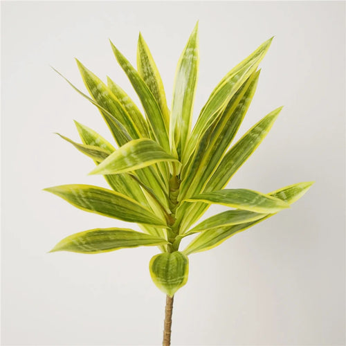 Tropical potted plant with decorative palm and bamboo - vue 11 sur 18