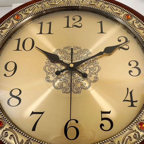 3d design retro silent wall clock for modern decoration - vue 6 sur 13