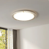 Modern luxury crystal LED ceiling light for indoors