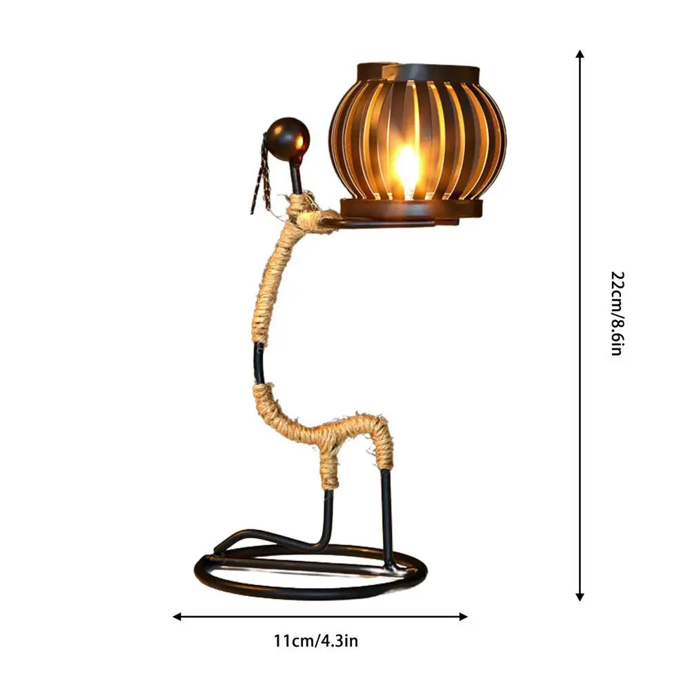 Creative iron candle holder for wedding and Christmas decoration