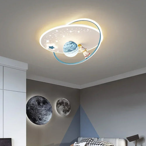 Children's modern LED ceiling light for kids' bedrooms, home decoration and lighting 2023 - vue 2 sur 12