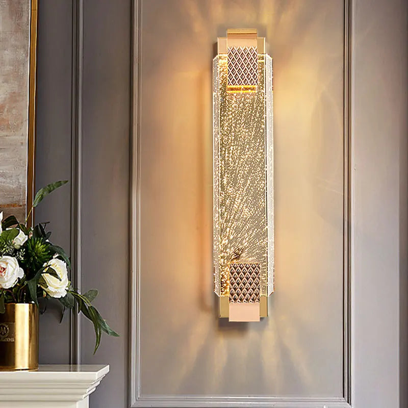 Modern nordic luxury crystal wall sconce decorative lighting