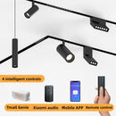 Voice-controlled smart lamp with integrated lighting