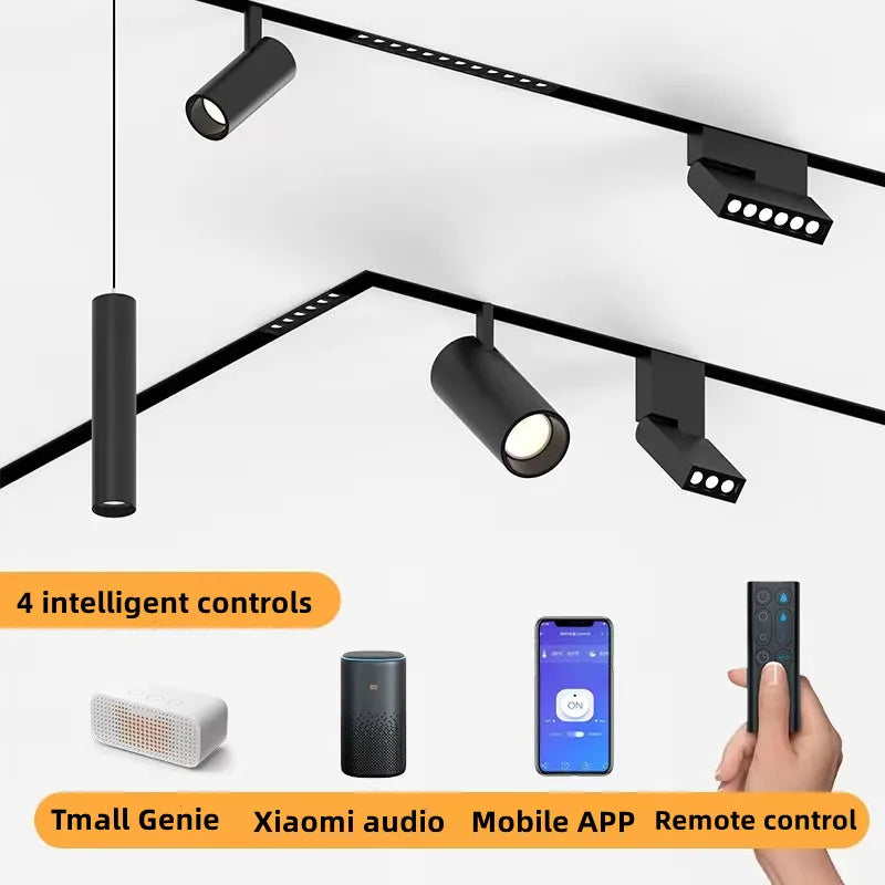 Voice-controlled smart lamp with integrated lighting