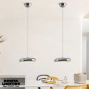 Modern minimalist luxury round LED pendant light with dimming