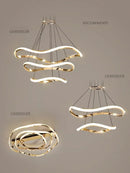 Nordic LED pendant chandelier luxury home decorations