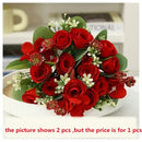 Artificial silk hydrangea bouquet for elegant decoration