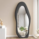 Nordic wavy full length mirror for interior decoration