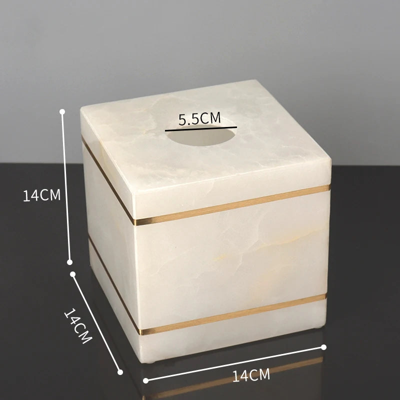 natural marble bathroom accessory set
