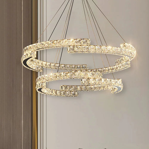 Italian style crystal chandelier for home decor 2024 - vue 5 sur 13
