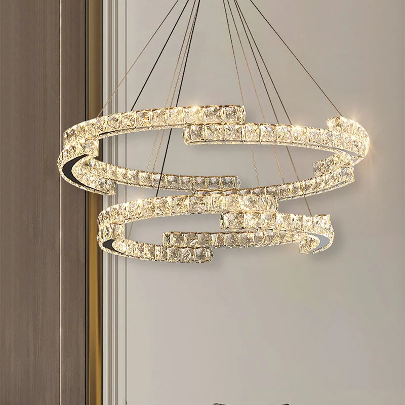 Italian style crystal chandelier for home decor 2024 - vue 4 sur 13