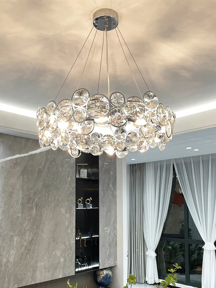 Modern k9 crystal chandelier for elegant interior decor