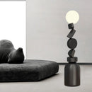 Unique round acrylic floor lamp