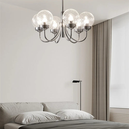 Medieval style art glass chandelier for interior décor - vue 4 sur 8