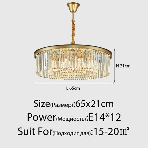 Luxury Italian style crystal chandelier for interior decoration - vue 14 sur 21