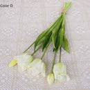 Large baroque silicone tulips luxury decoration for events