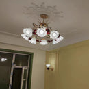 Creative retro chandelier for vintage restaurants and romantic living rooms