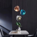 designer glass chandelier for kitchen bar and restaurant