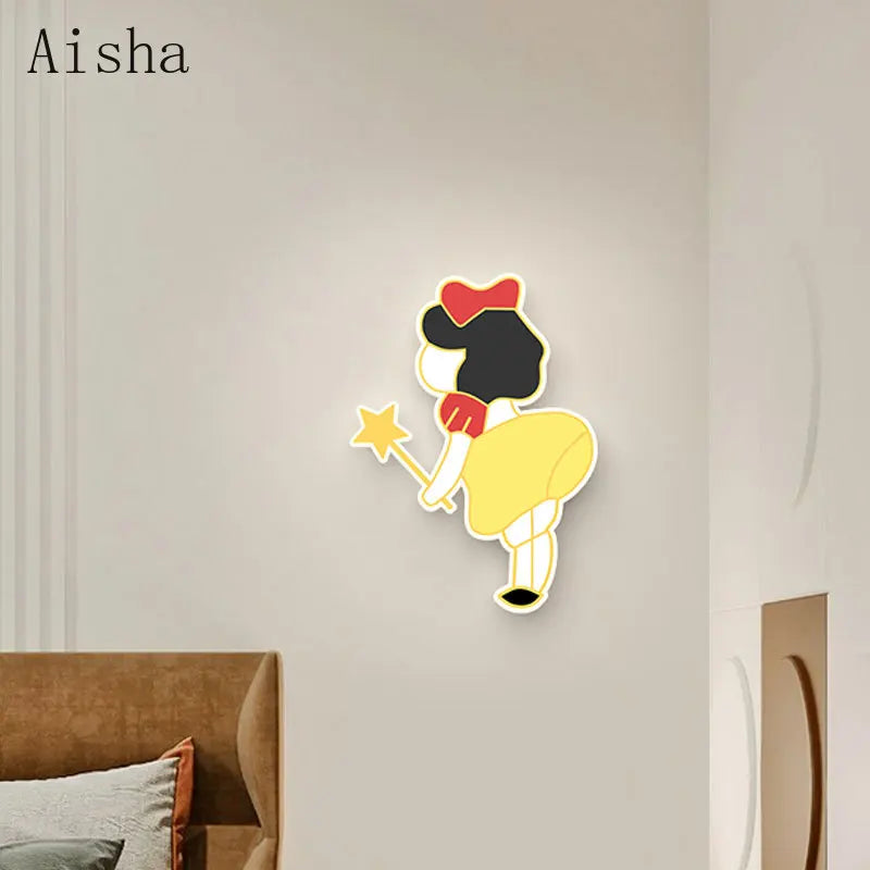 Decorative LED wall light for baby room