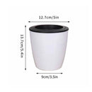 modern self-watering planter for succulents and orchids