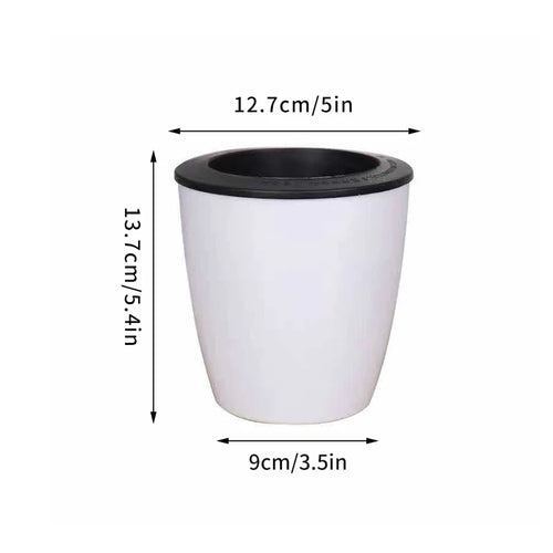 modern self-watering planter for succulents and orchids - vue 12 sur 12