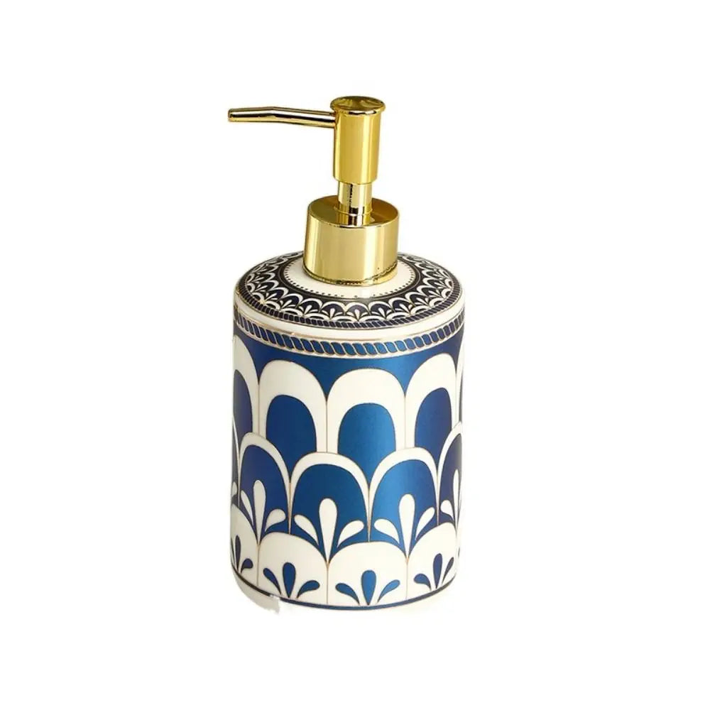 luxury ceramic soap dispenser for hotel refillable