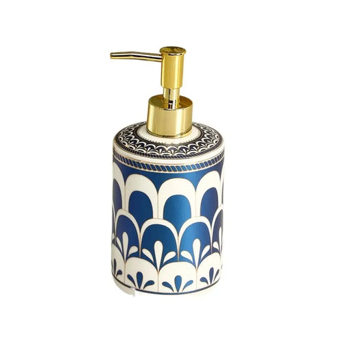luxury ceramic soap dispenser for hotel refillable