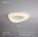 modern cloud-shaped LED ceiling light with remote control