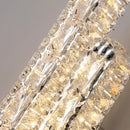 Modern oval LED crystal wall light for interior decoration